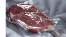 Vacuum packed meat